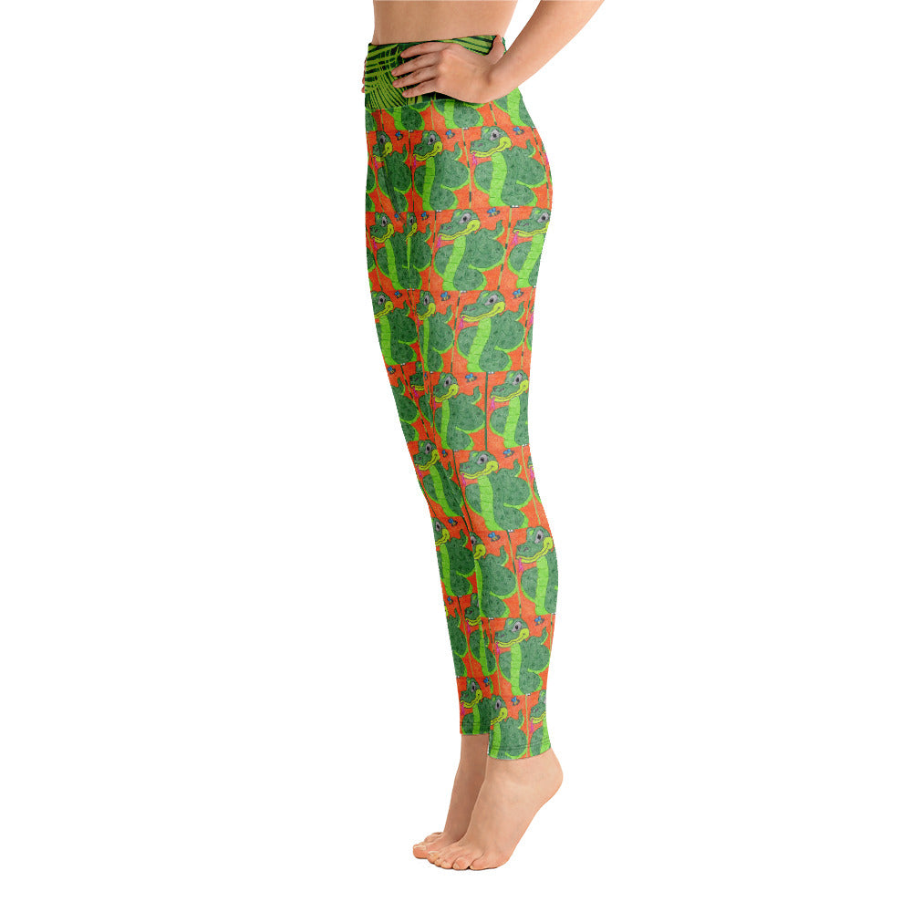 Snake Maze Yoga Leggings