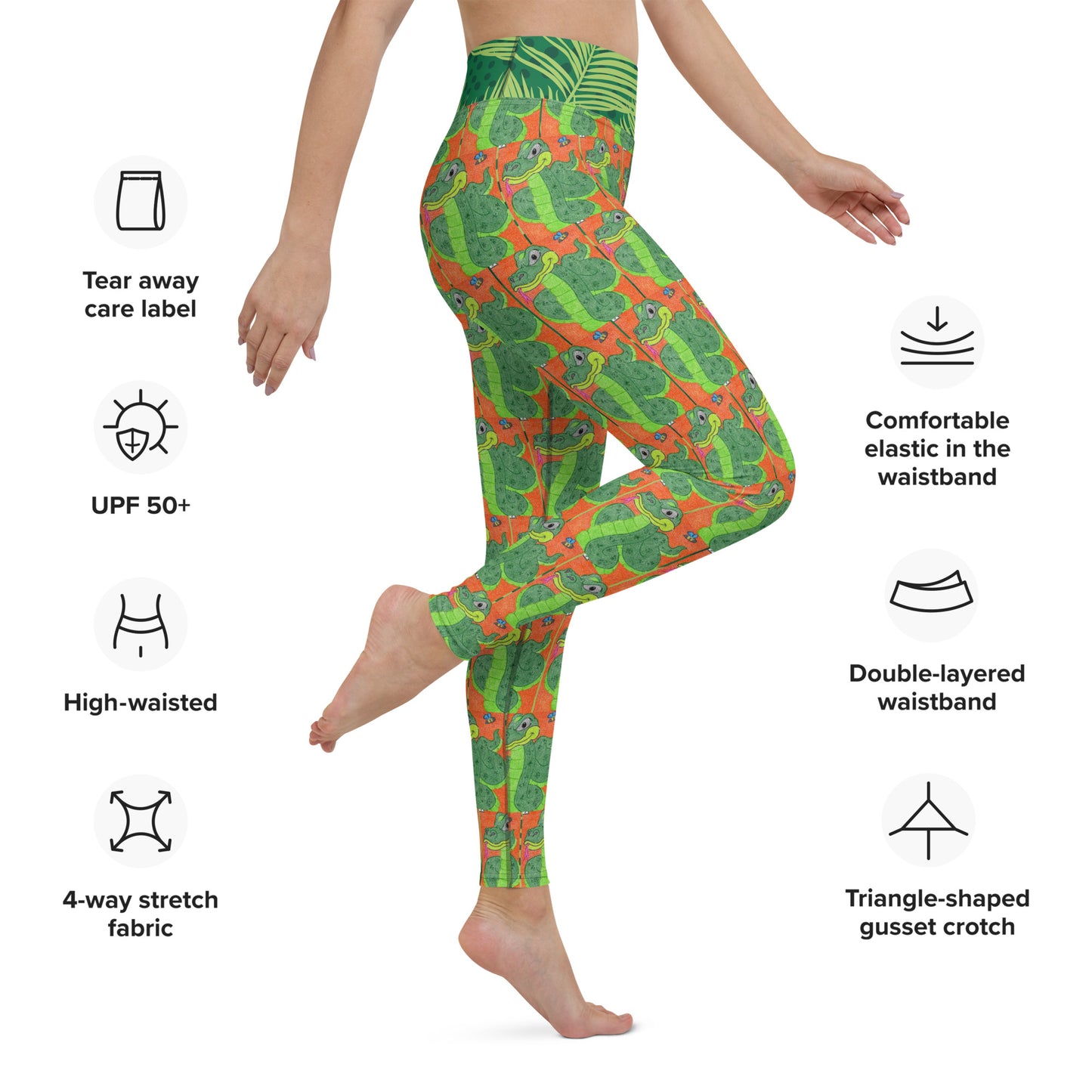 Snake Maze Yoga Leggings