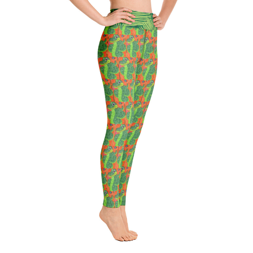 Snake Maze Yoga Leggings