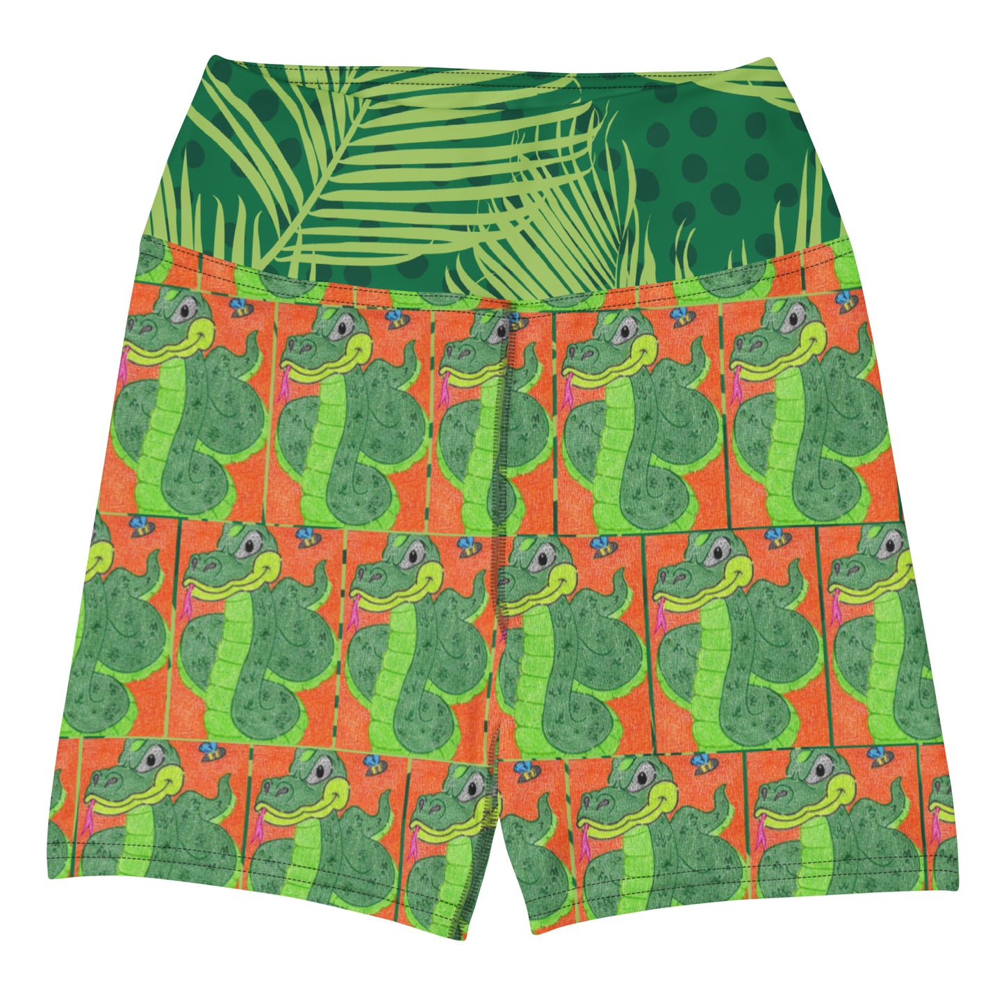 Snake Maze Yoga Shorts