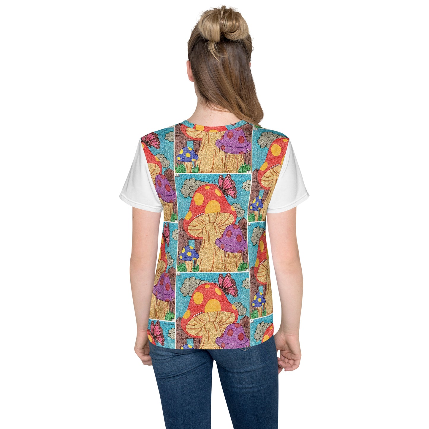 Mushrooms Maze Youth Unisex T-shirt