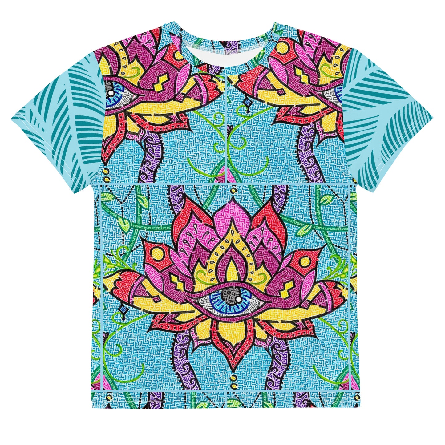 Mandala Maze Unisex Youth T-Shirt