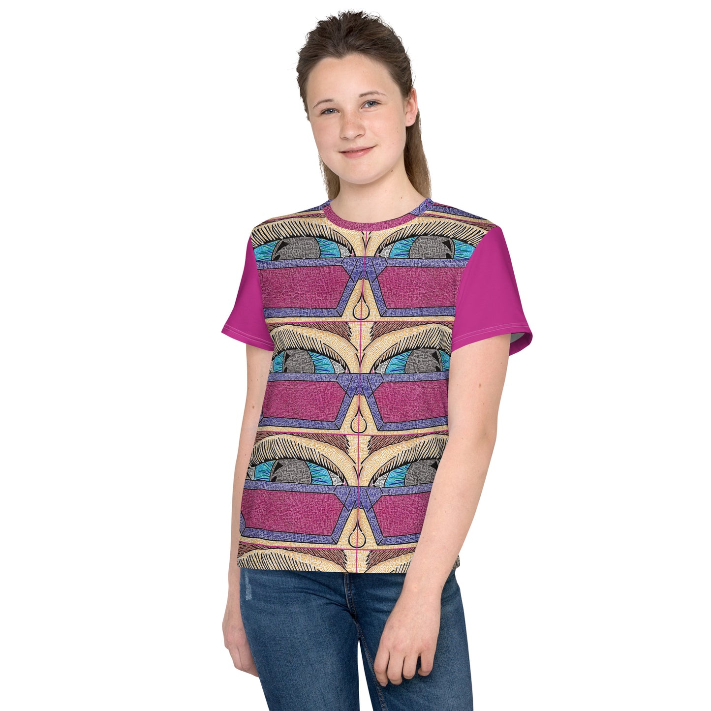 Eye Pop-Art Maze Youth T-Shirt