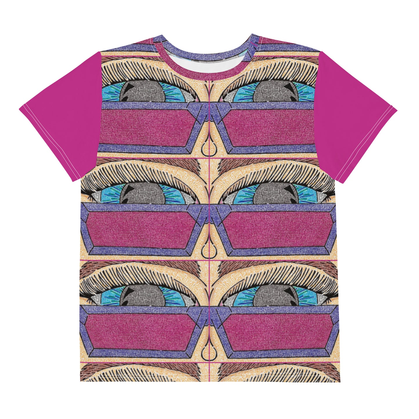 Eye Pop-Art Maze Youth T-Shirt