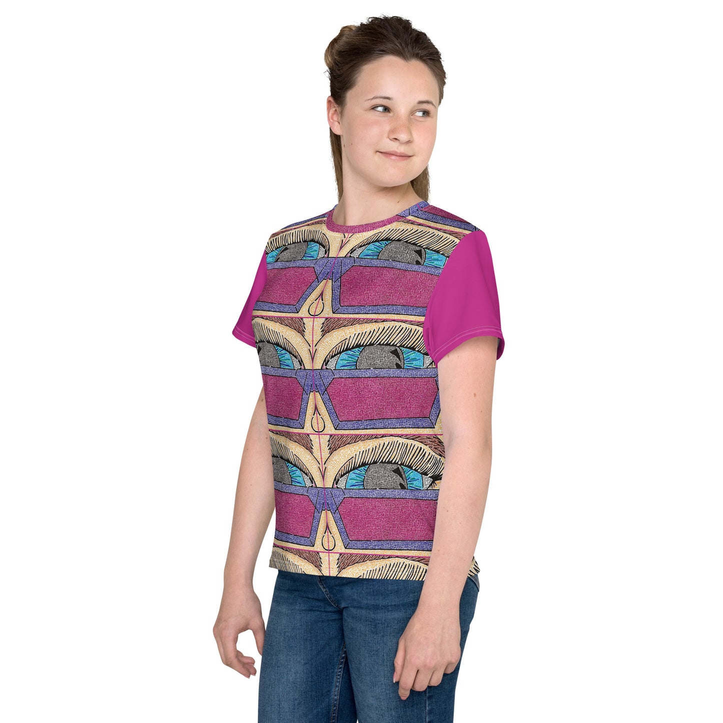 Eye Pop-Art Maze Youth T-Shirt
