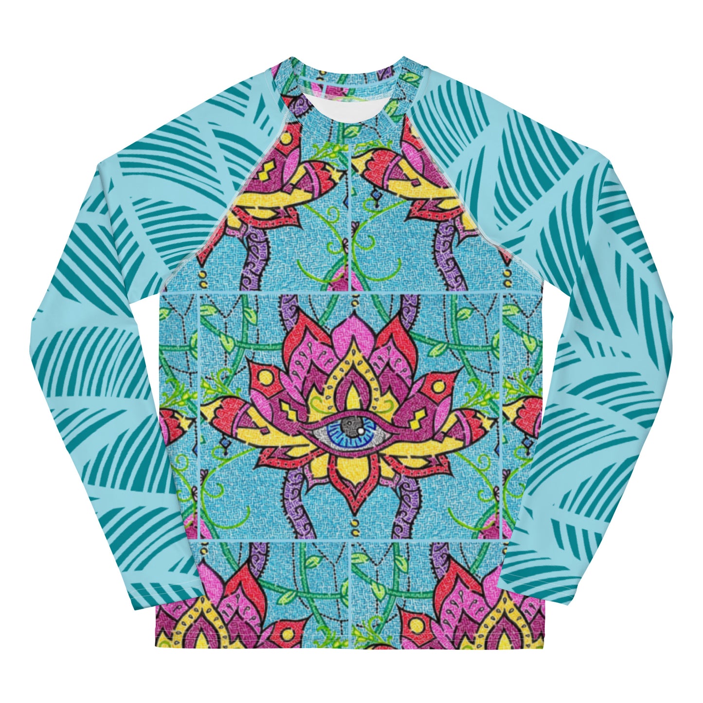 Mandala Maze Youth Rash Guard