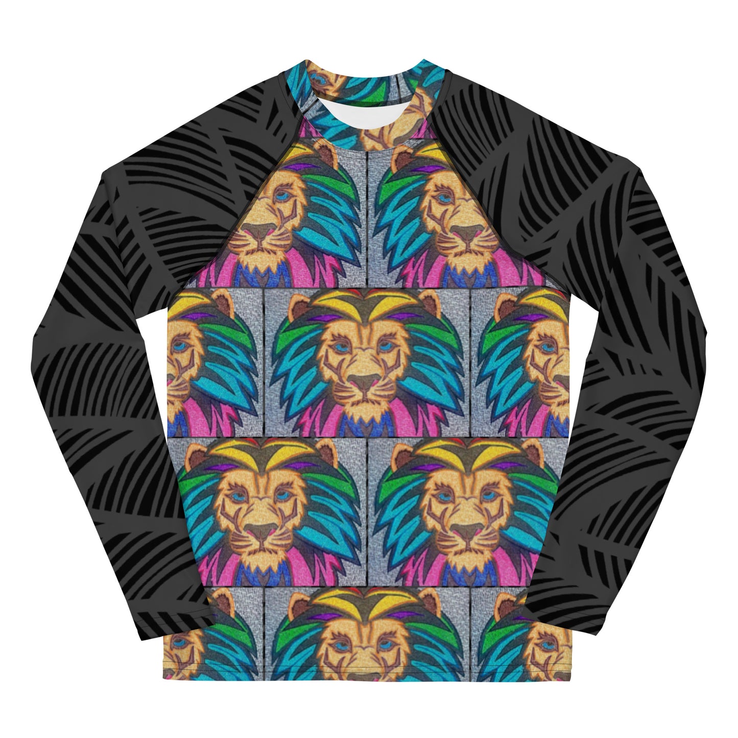 Lion Maze Youth Rash Guard