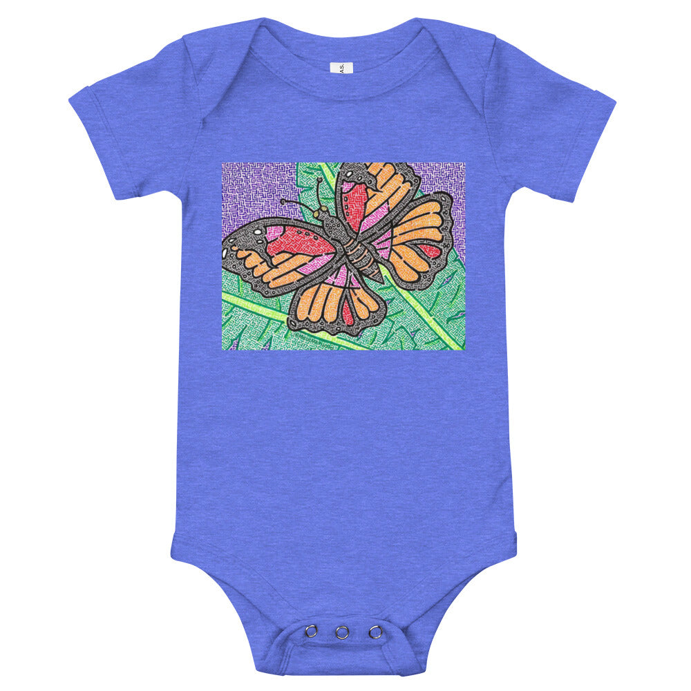 Butterfly Maze Baby Bodysuit