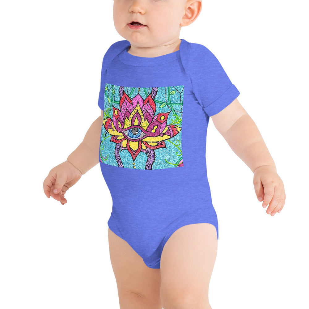 Mandala Maze Baby Bodysuit