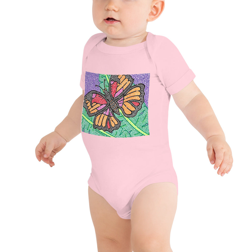 Butterfly Maze Baby Bodysuit