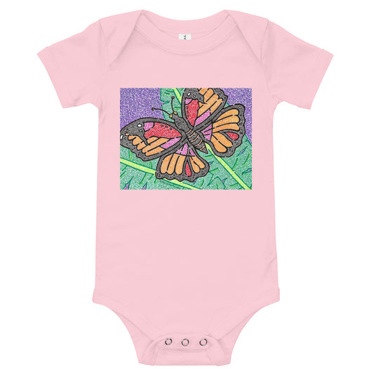 Butterfly Maze Baby Bodysuit