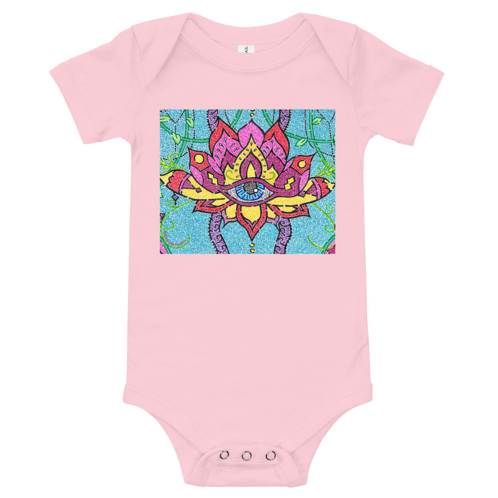 Mandala Maze Baby Bodysuit