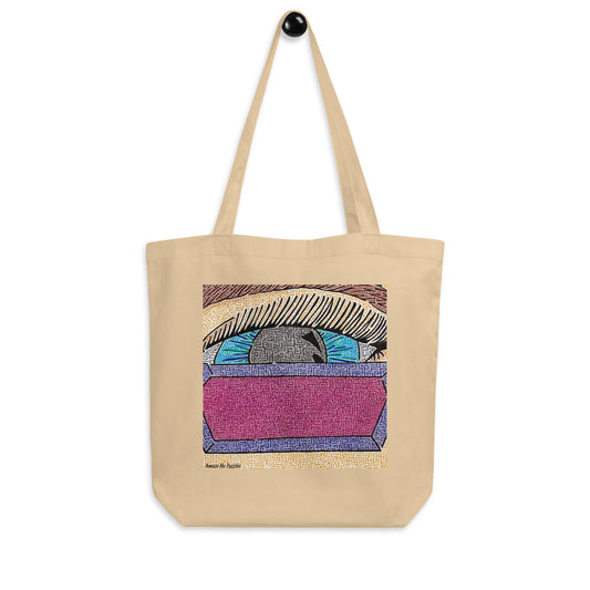 Eye Pop-Art Maze Eco Tote Bag