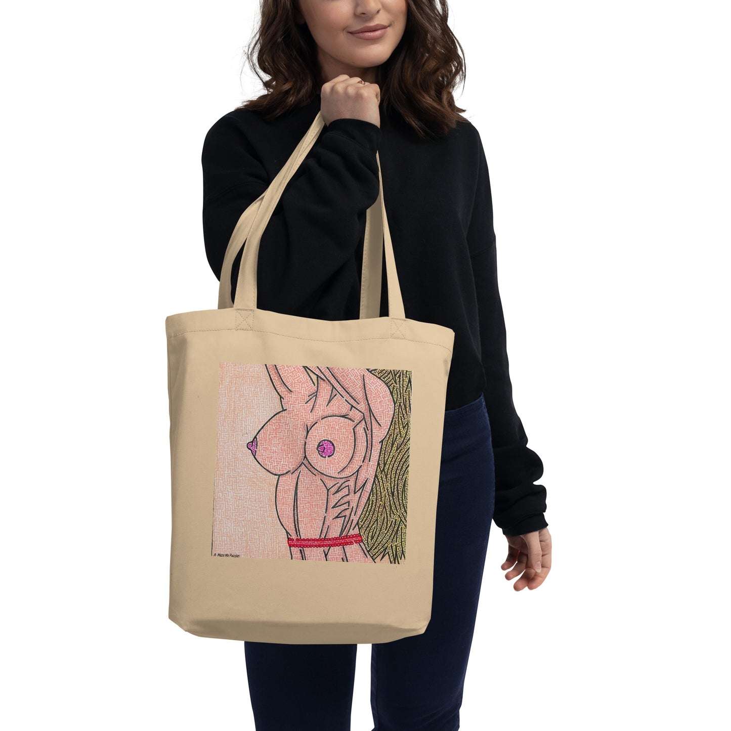 Breasts Maze Eco Tote Bag