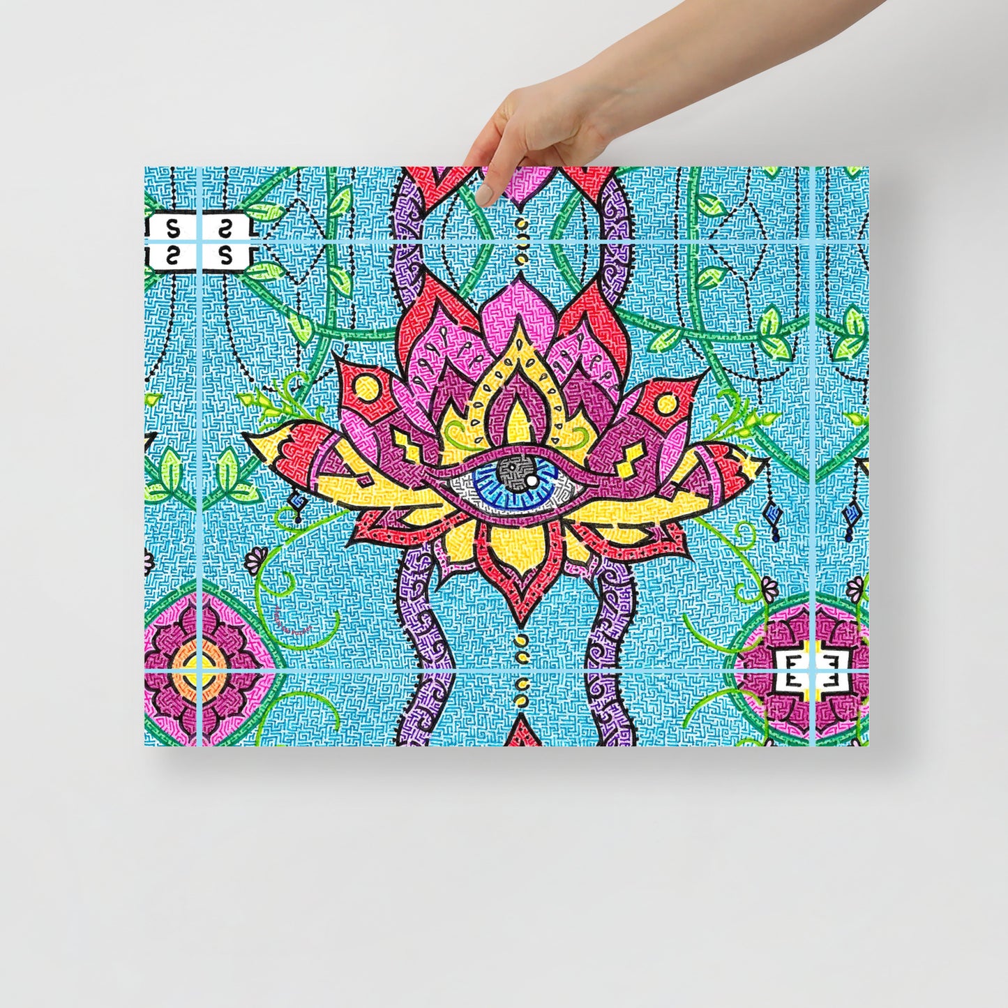 Mandala Maze Printed Poster