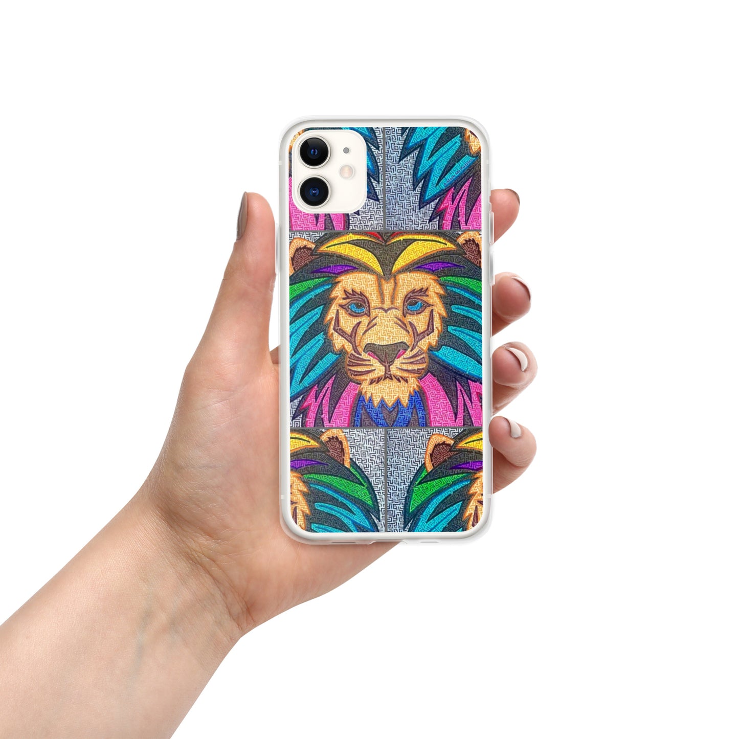 Lion Maze iPhone Case
