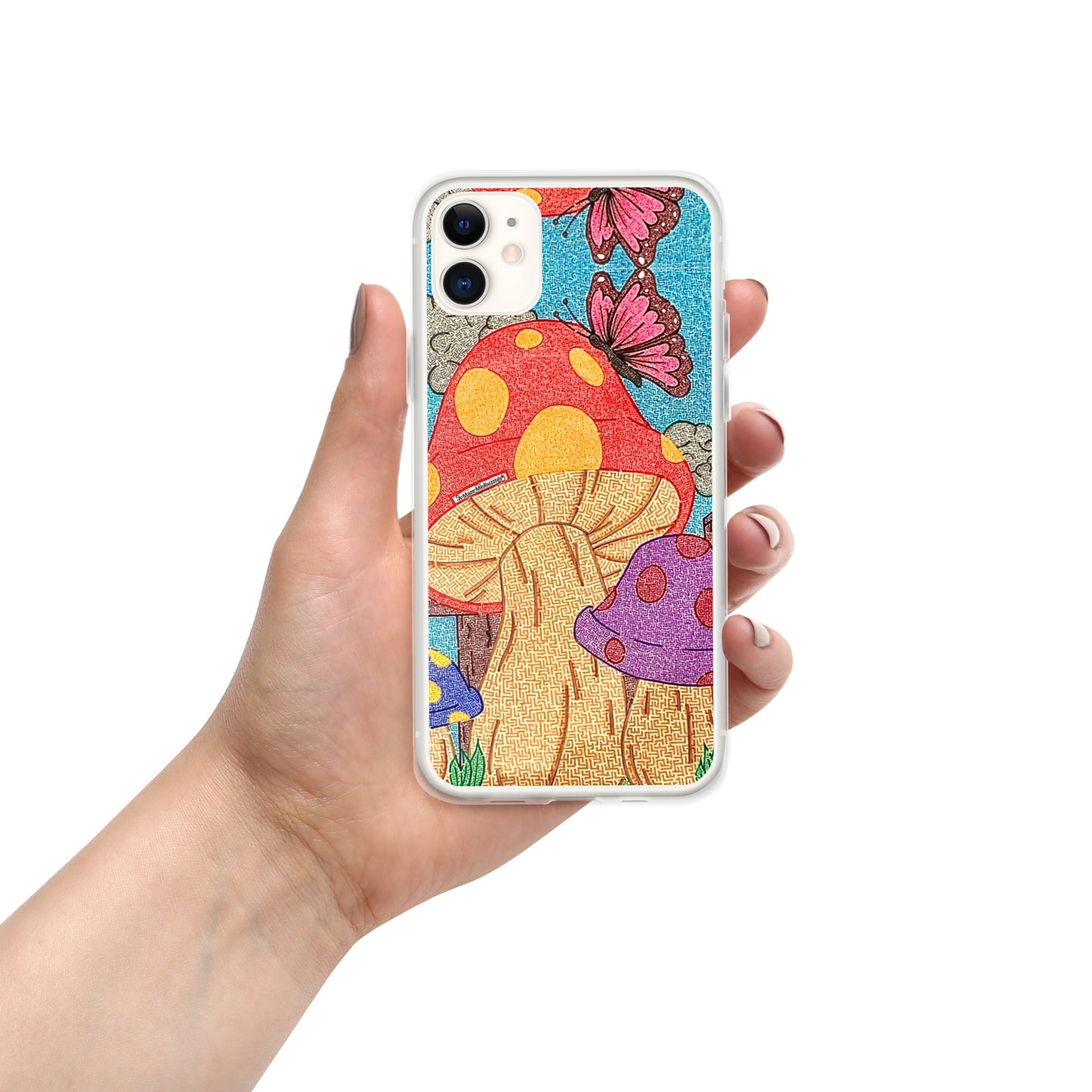 Mushrooms Maze iPhone Case