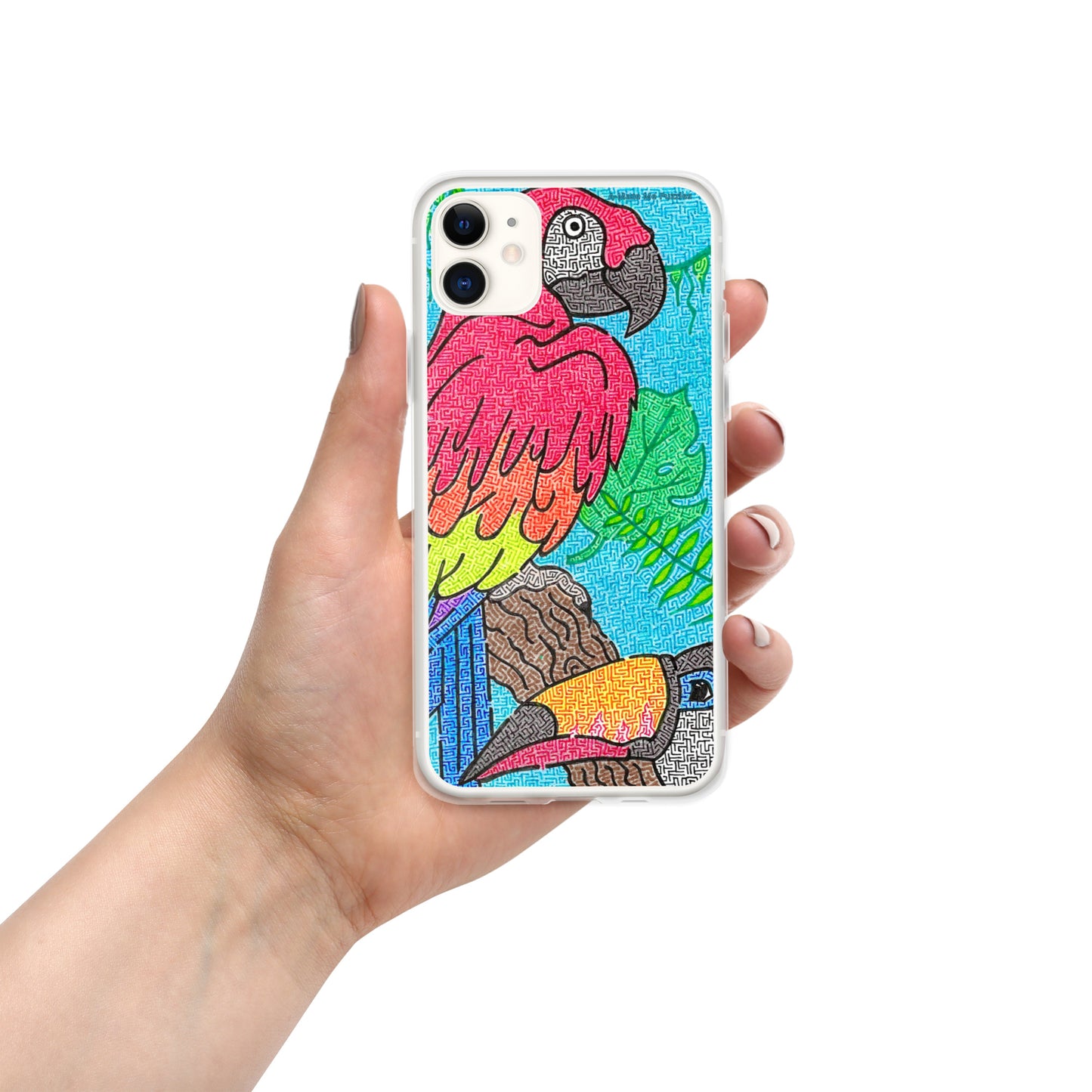 Parrot Maze iPhone Case