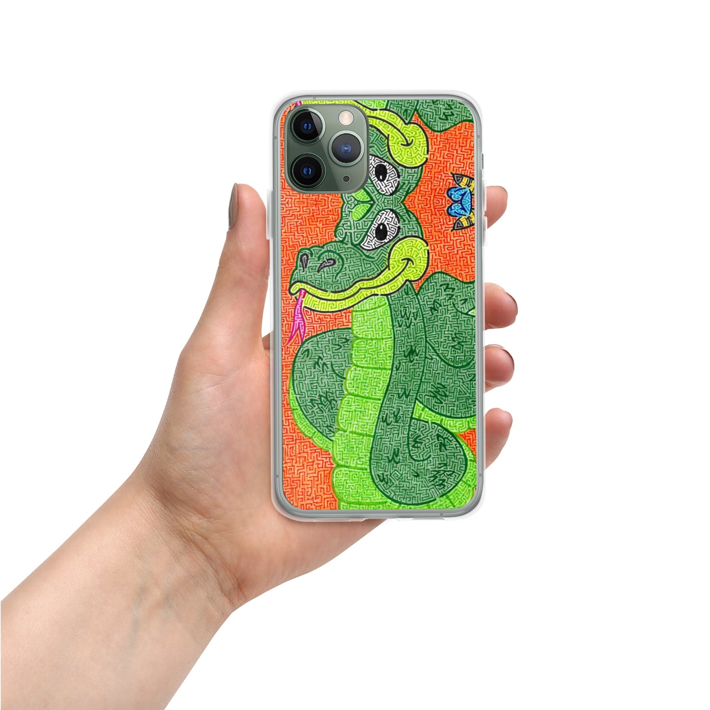 Snake Maze iPhone Case