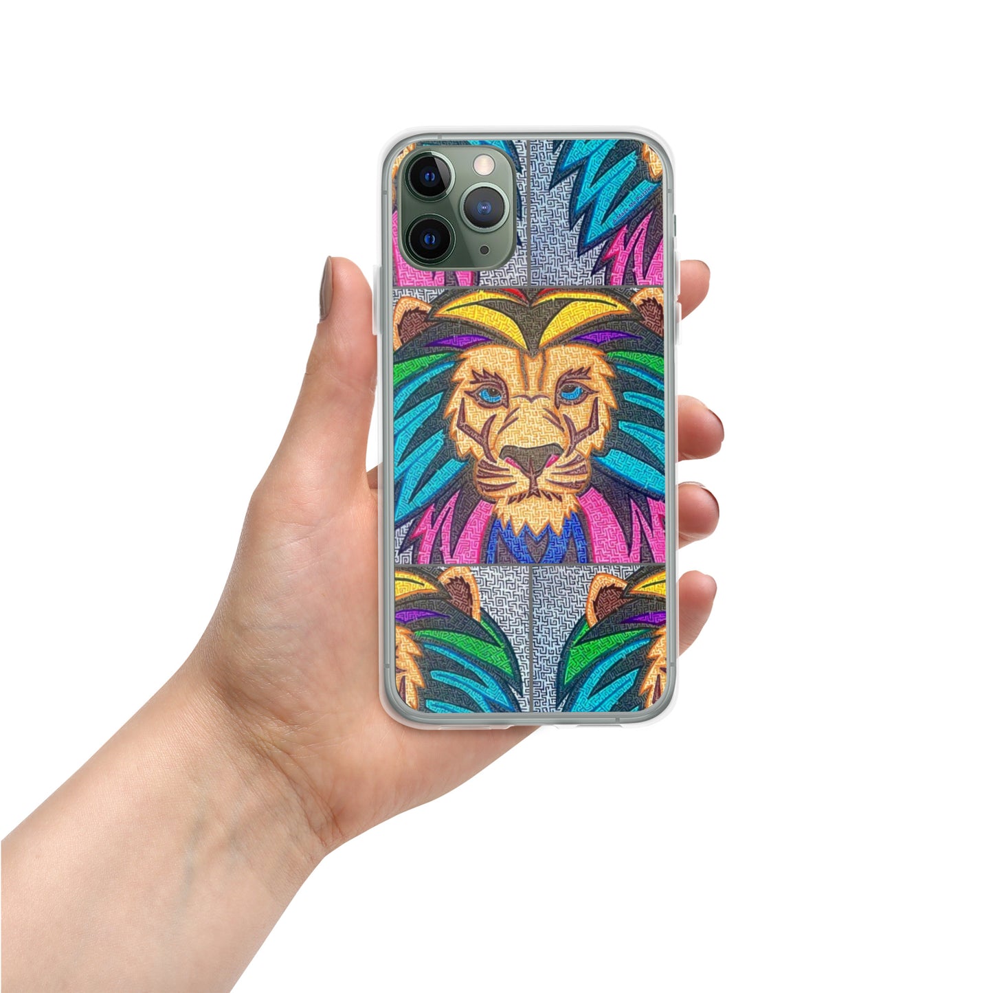 Lion Maze iPhone Case
