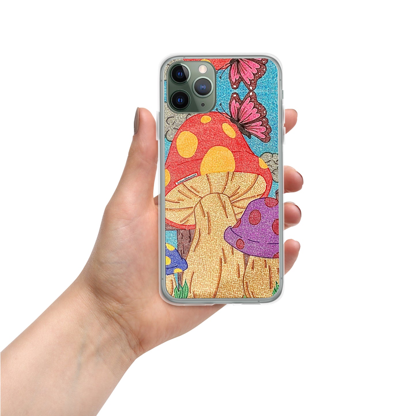 Mushrooms Maze iPhone Case