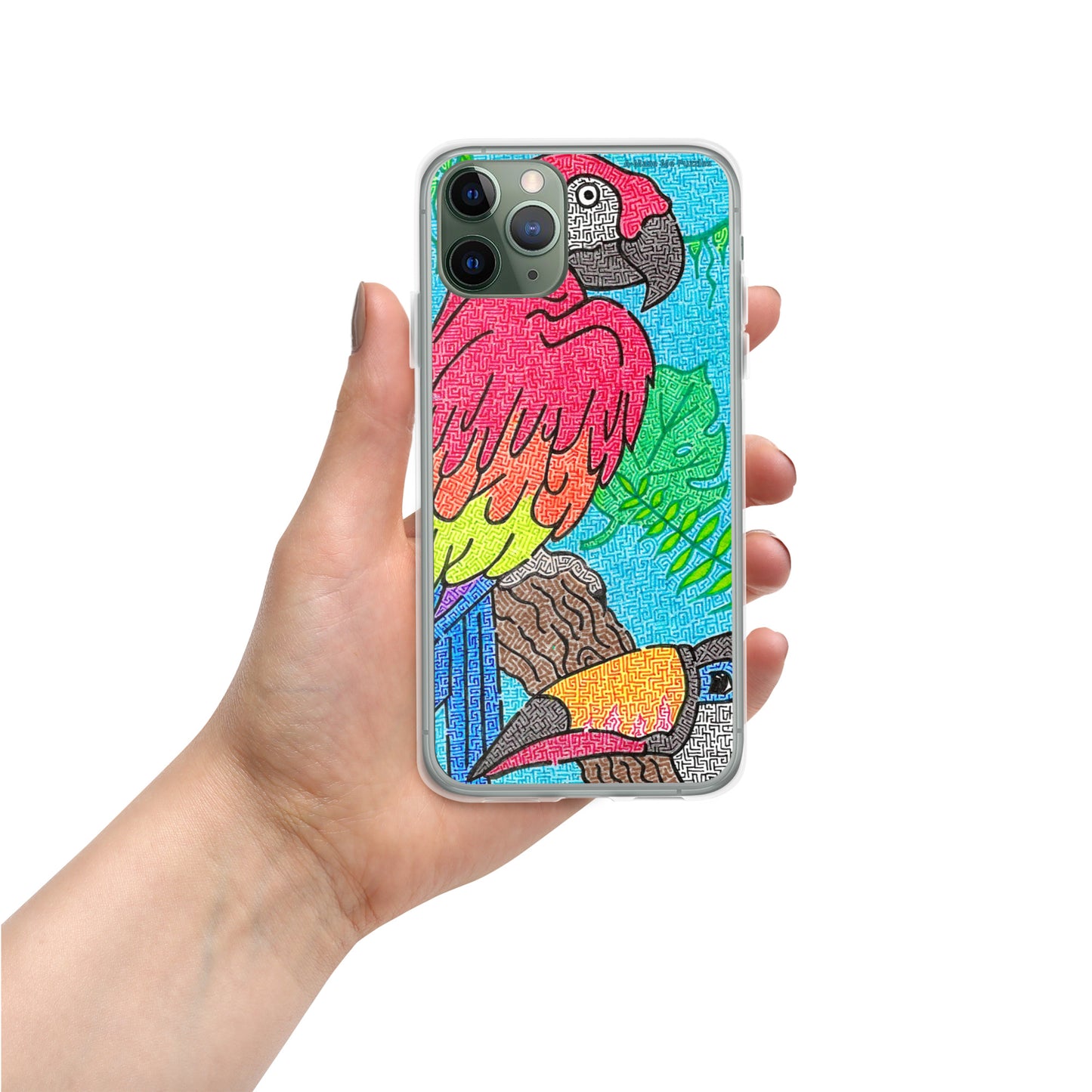 Parrot Maze iPhone Case