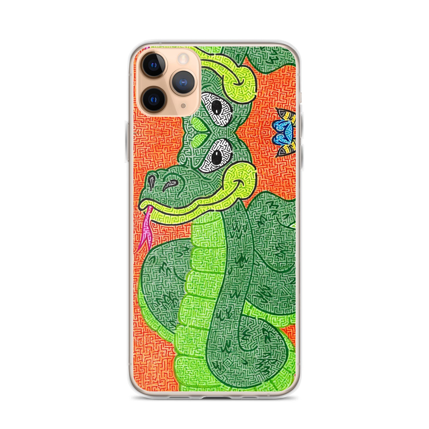 Snake Maze iPhone Case