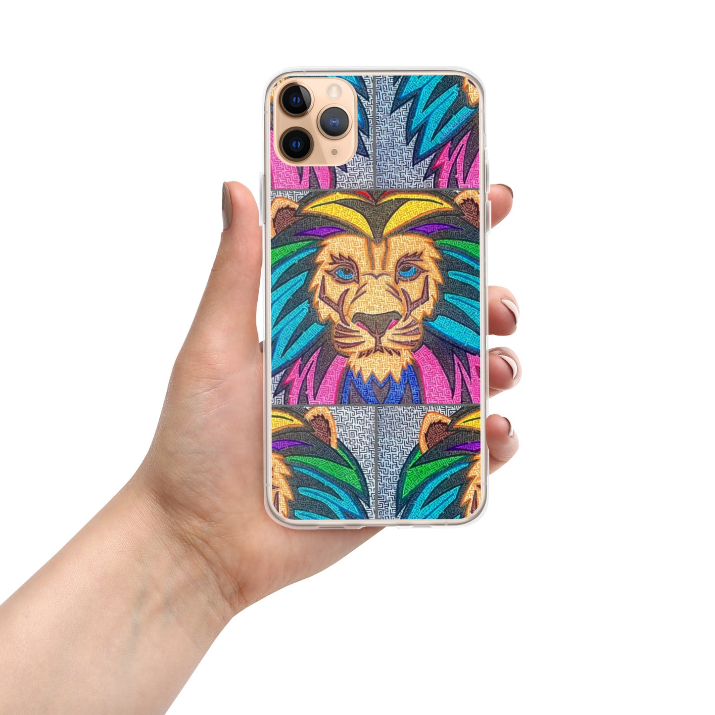 Lion Maze iPhone Case