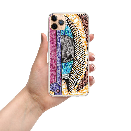 Eye Pop-Art Maze iPhone Case