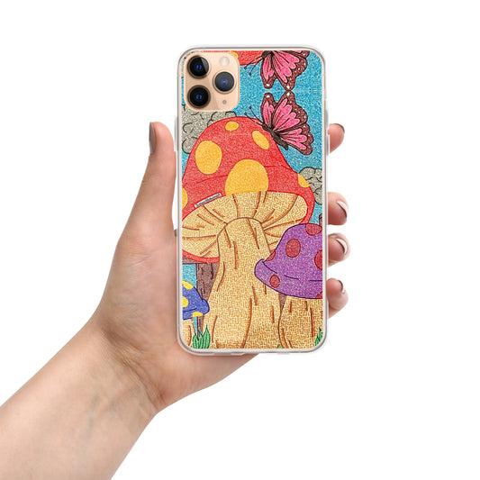 Mushrooms Maze iPhone Case