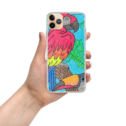 Parrot Maze iPhone Case