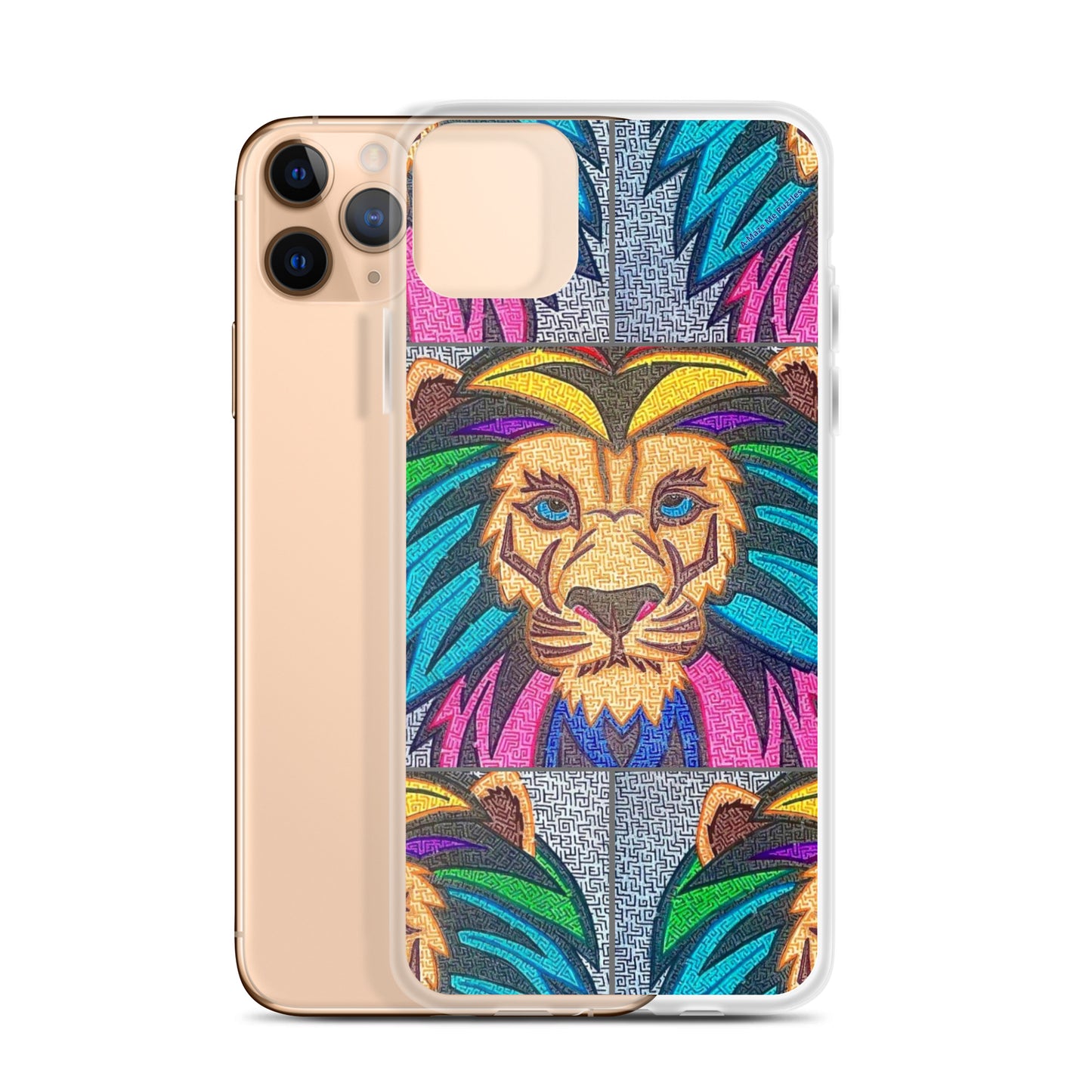 Lion Maze iPhone Case