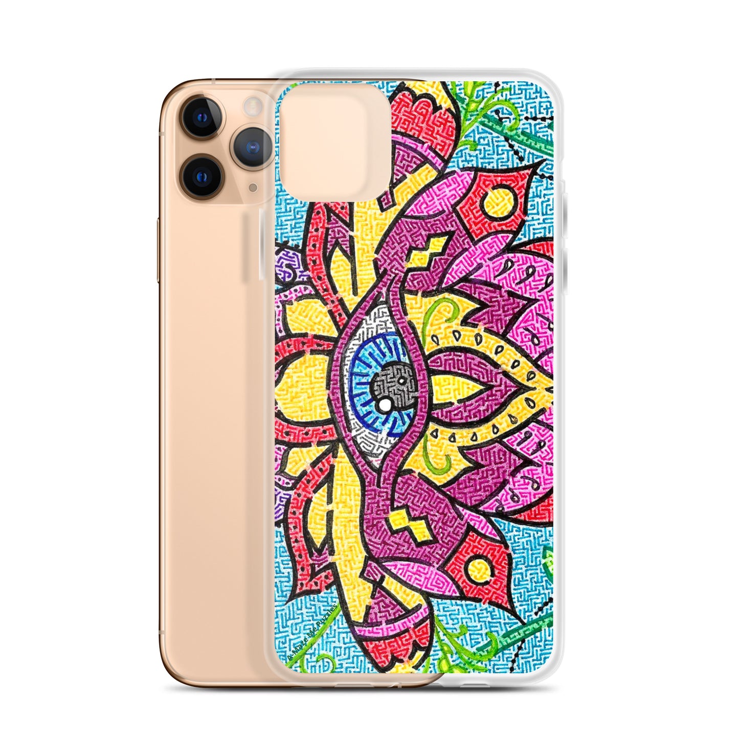 Mandala Maze iPhone Case
