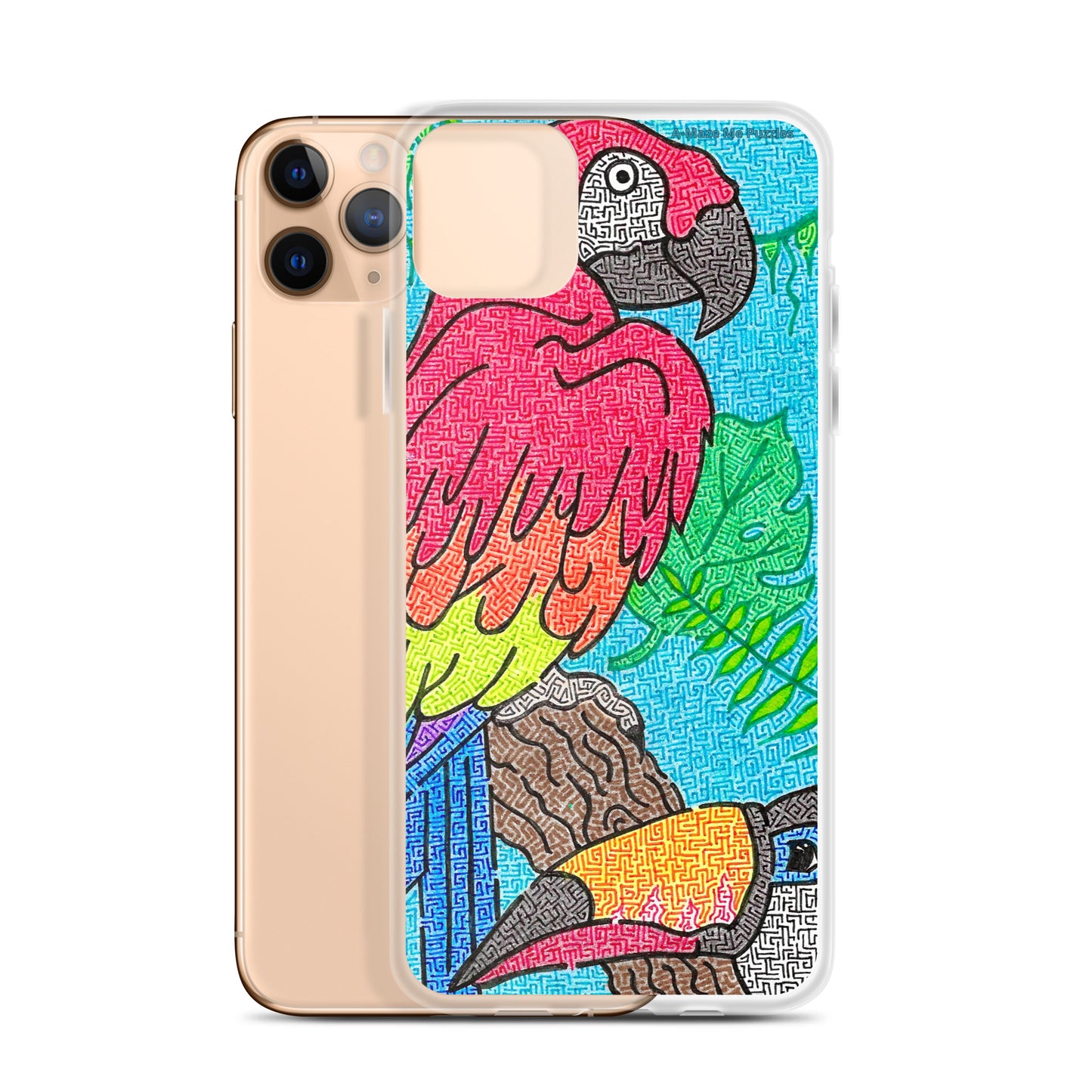 Parrot Maze iPhone Case