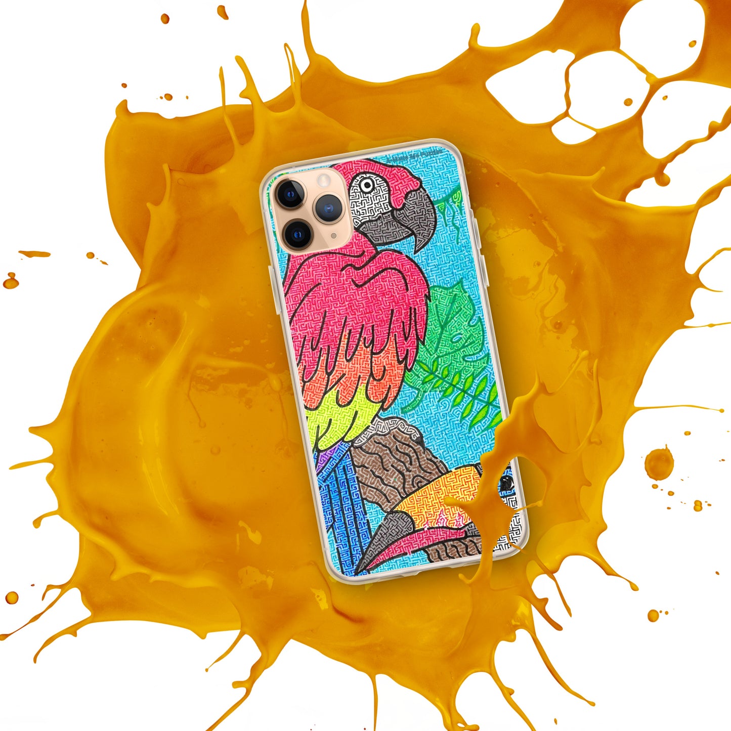 Parrot Maze iPhone Case