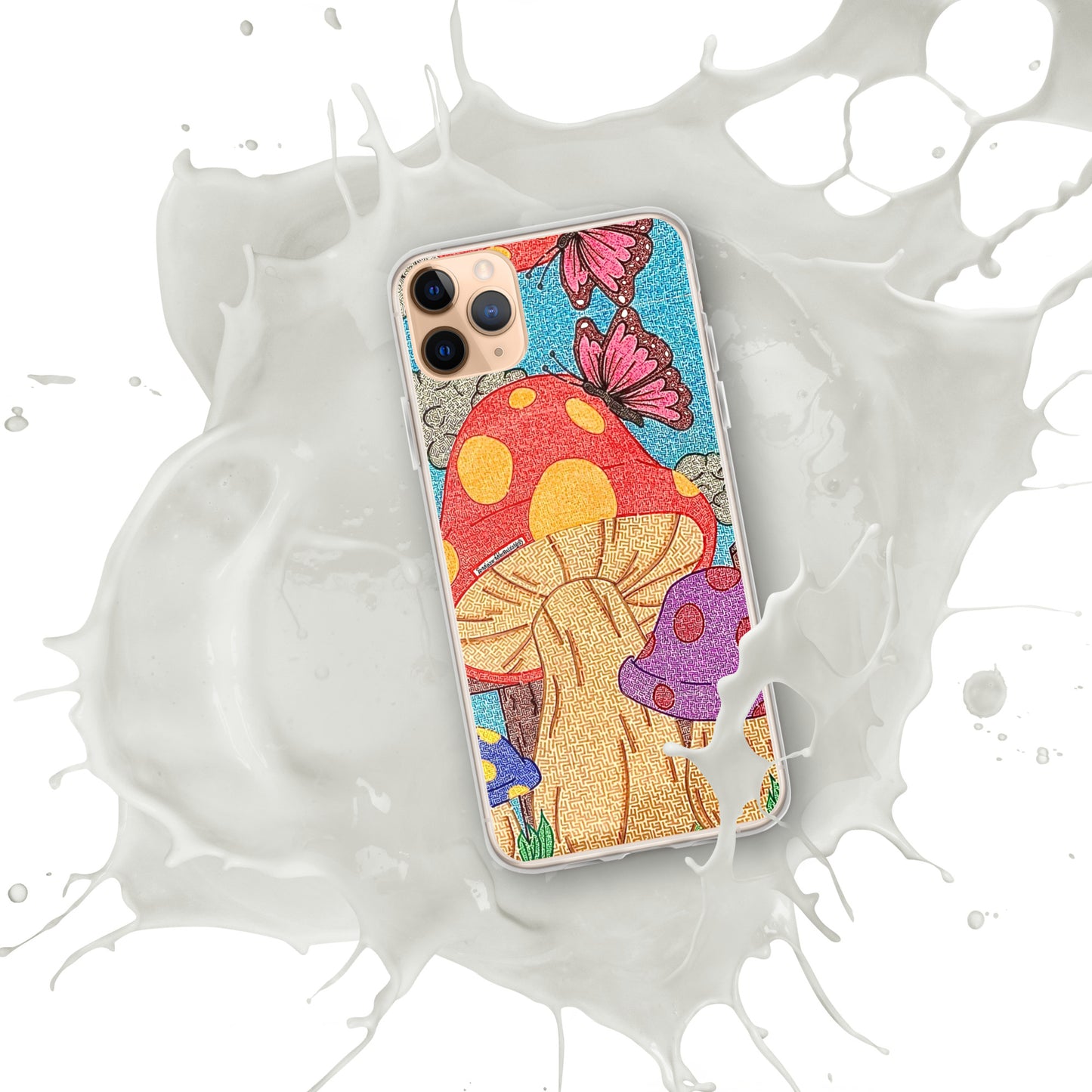 Mushrooms Maze iPhone Case