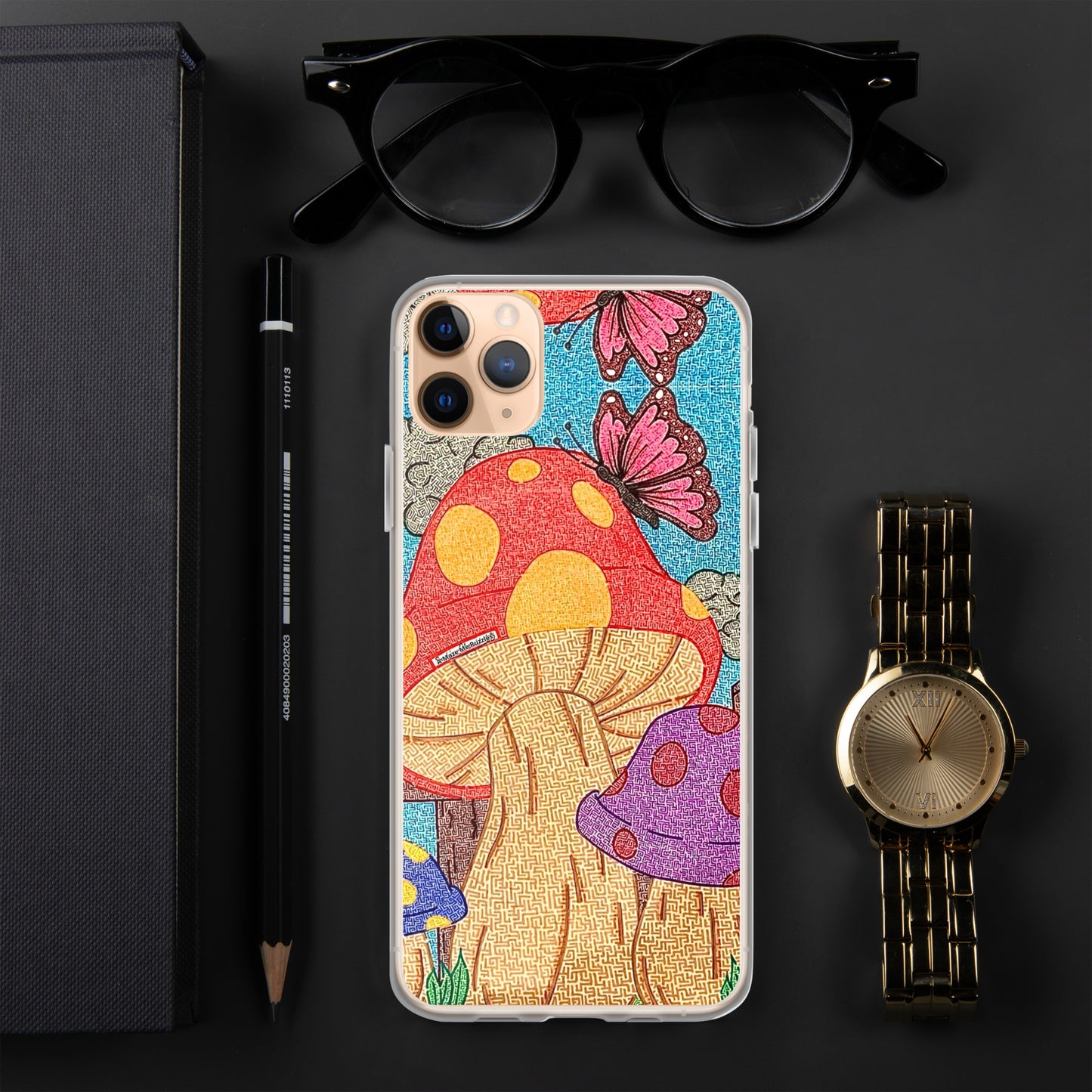 Mushrooms Maze iPhone Case