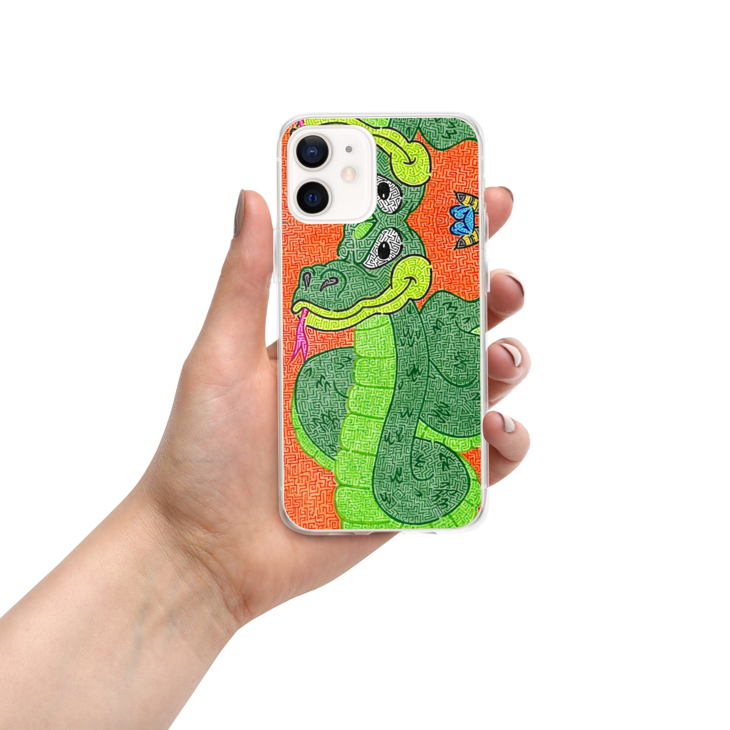 Snake Maze iPhone Case
