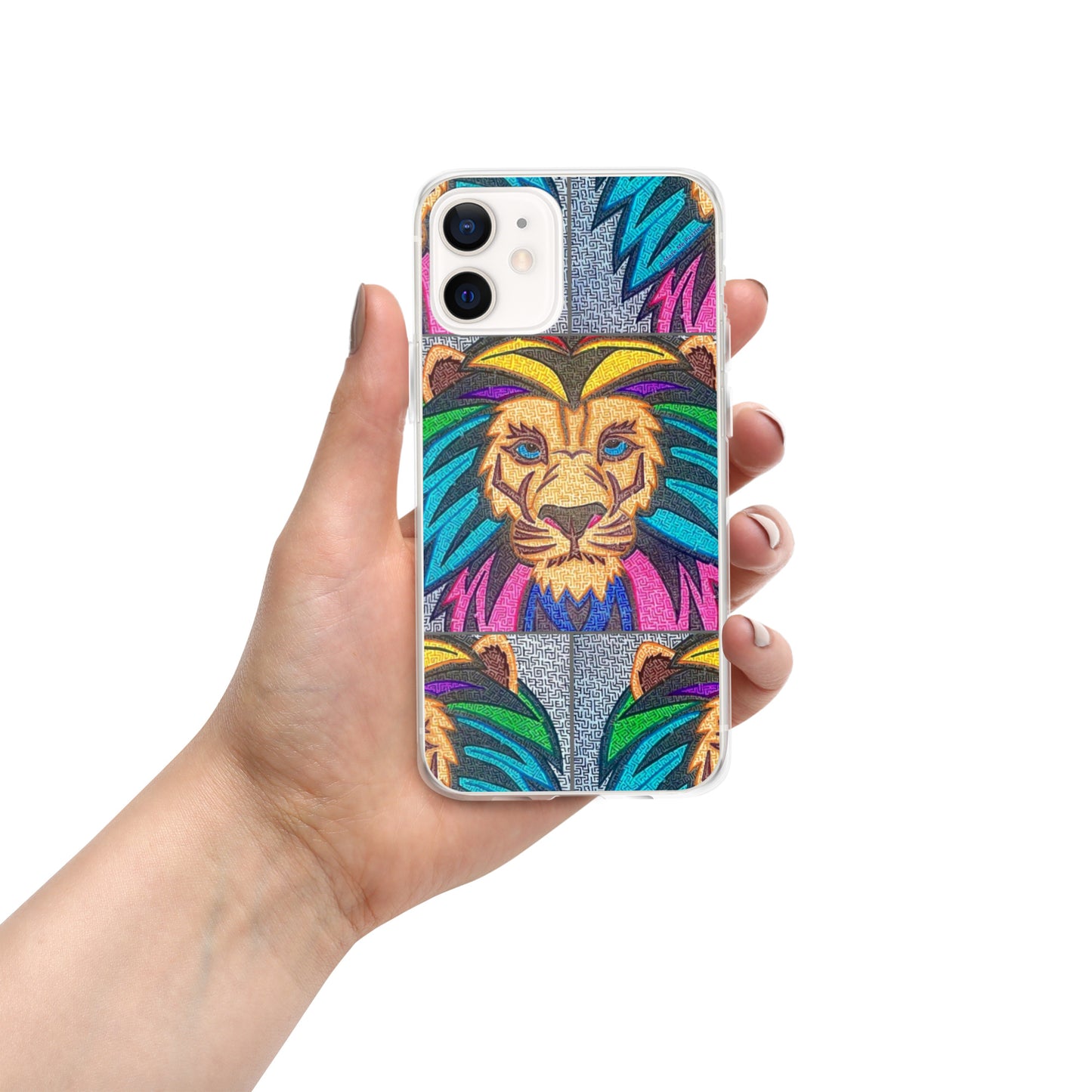 Lion Maze iPhone Case