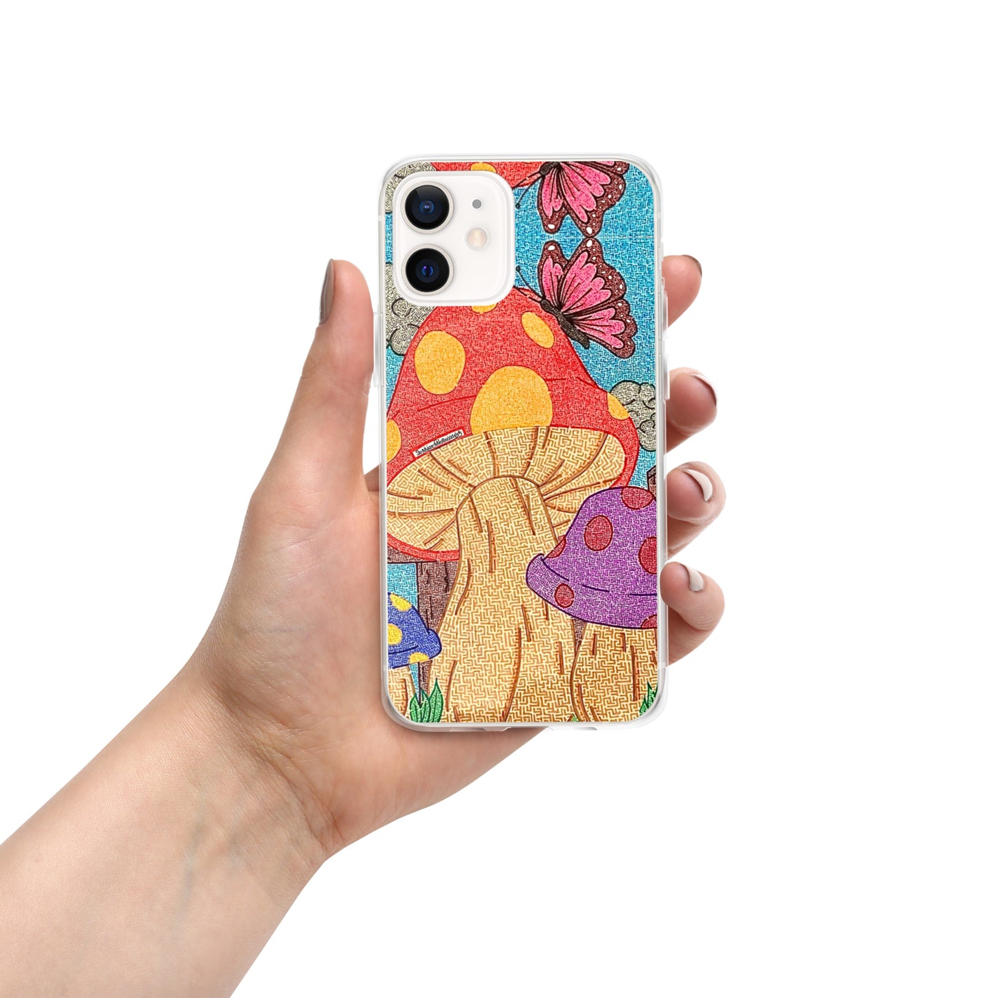 Mushrooms Maze iPhone Case
