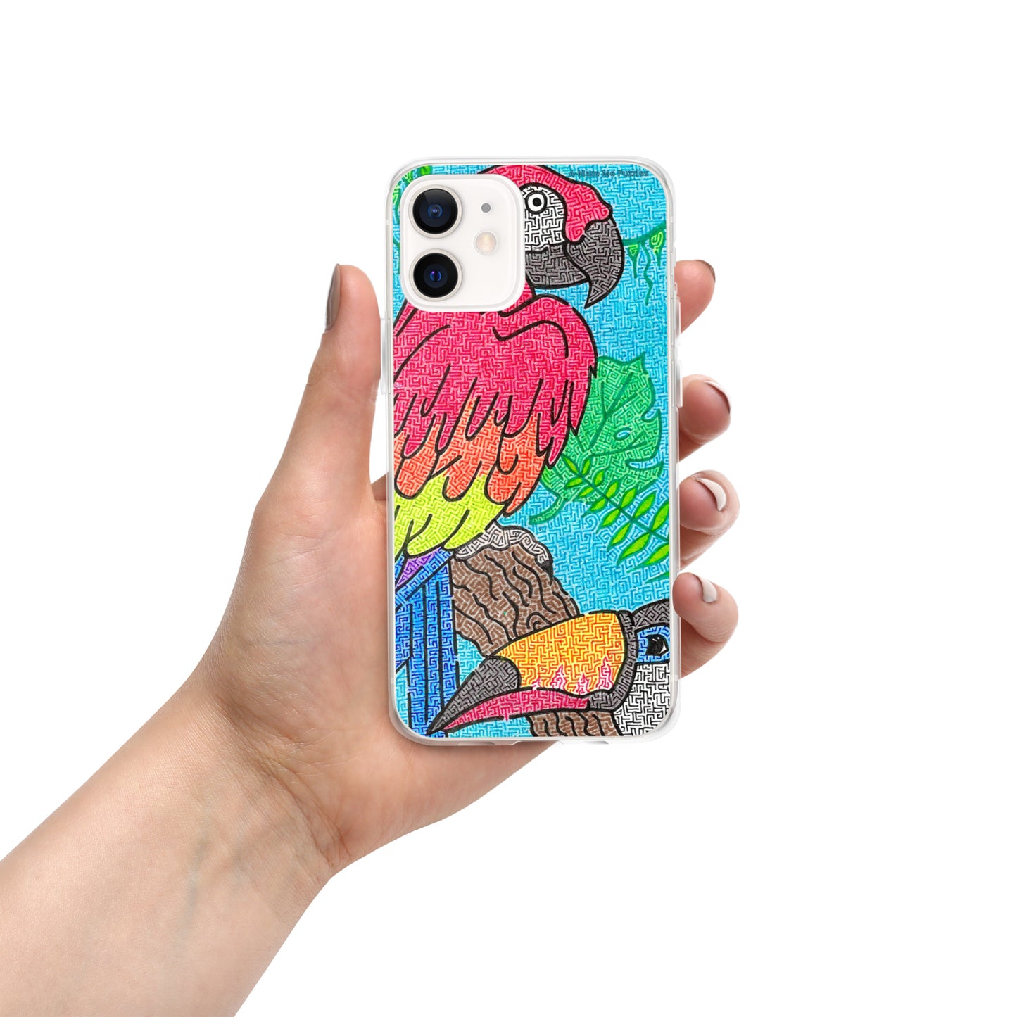 Parrot Maze iPhone Case