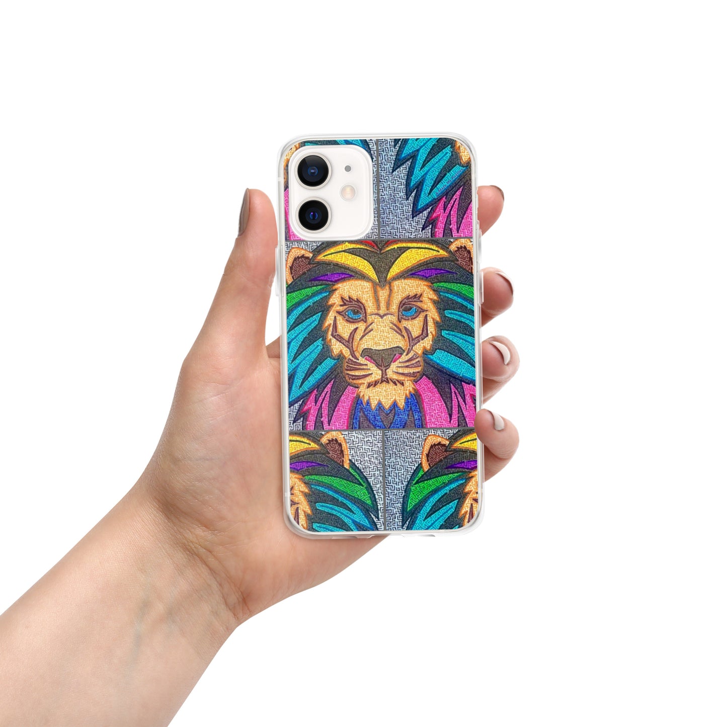 Lion Maze iPhone Case