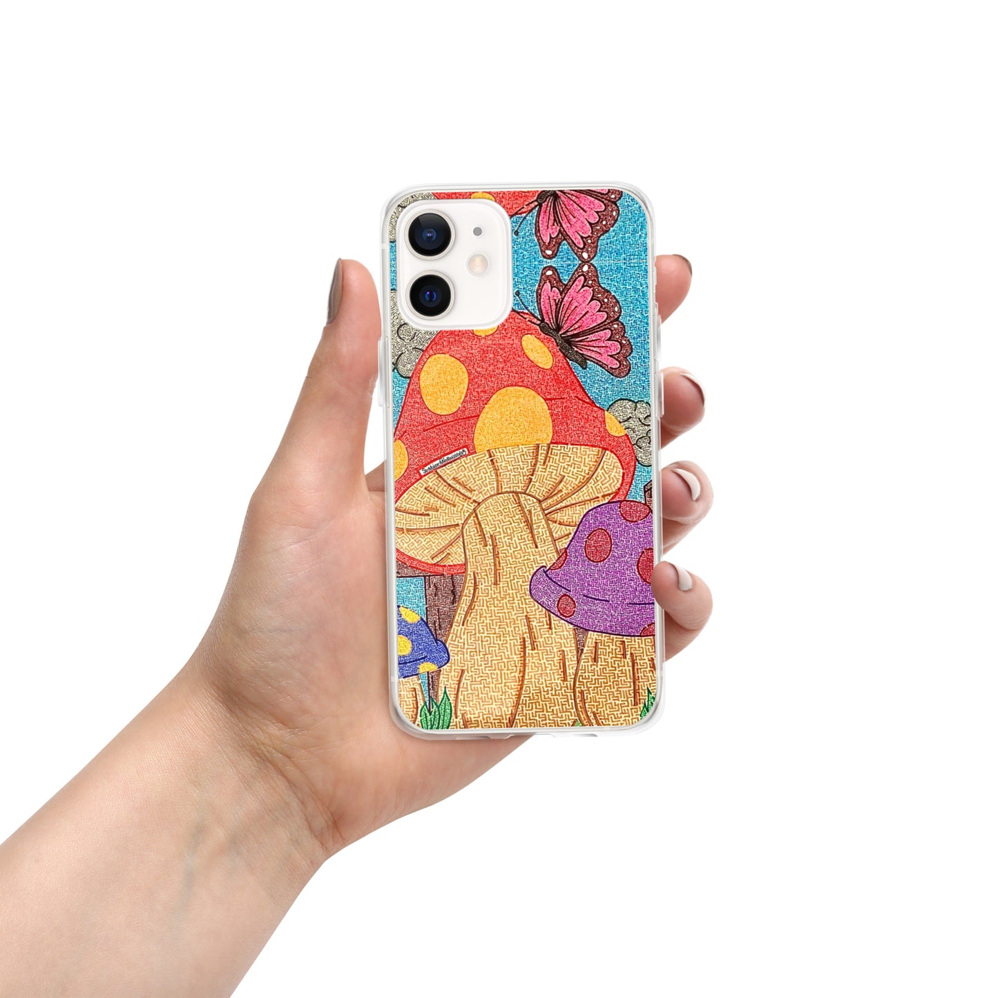 Mushrooms Maze iPhone Case