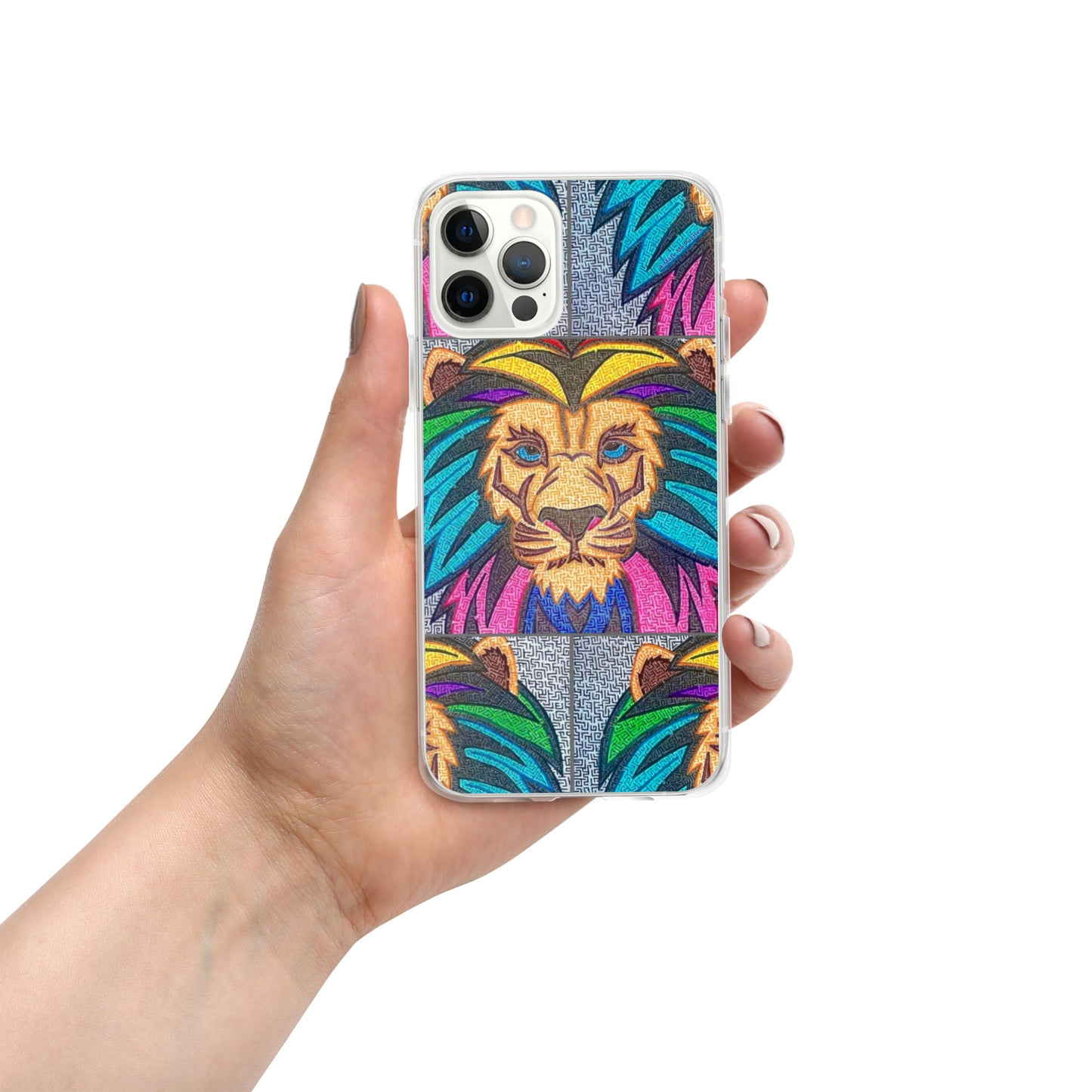 Lion Maze iPhone Case