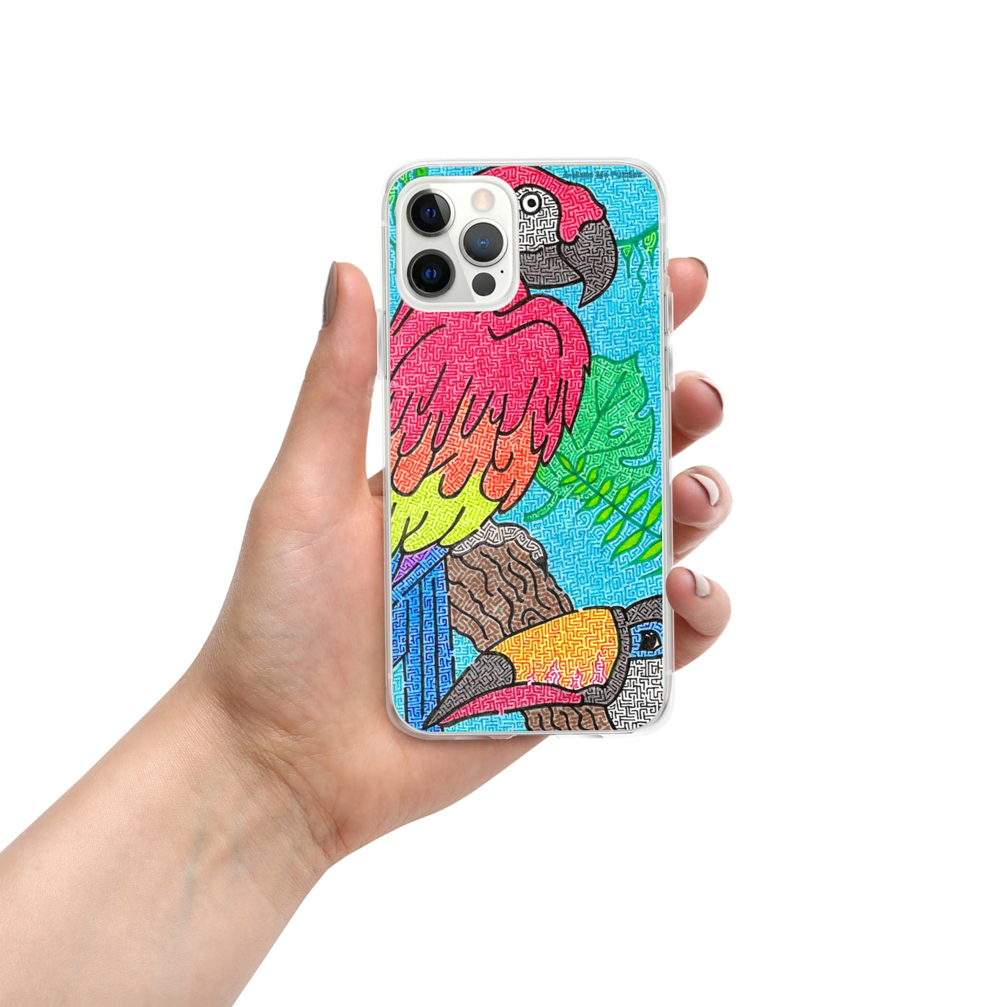 Parrot Maze iPhone Case