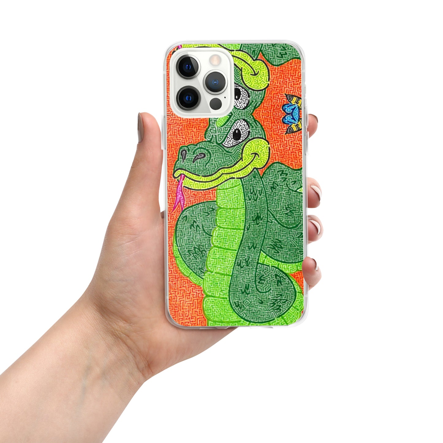 Snake Maze iPhone Case