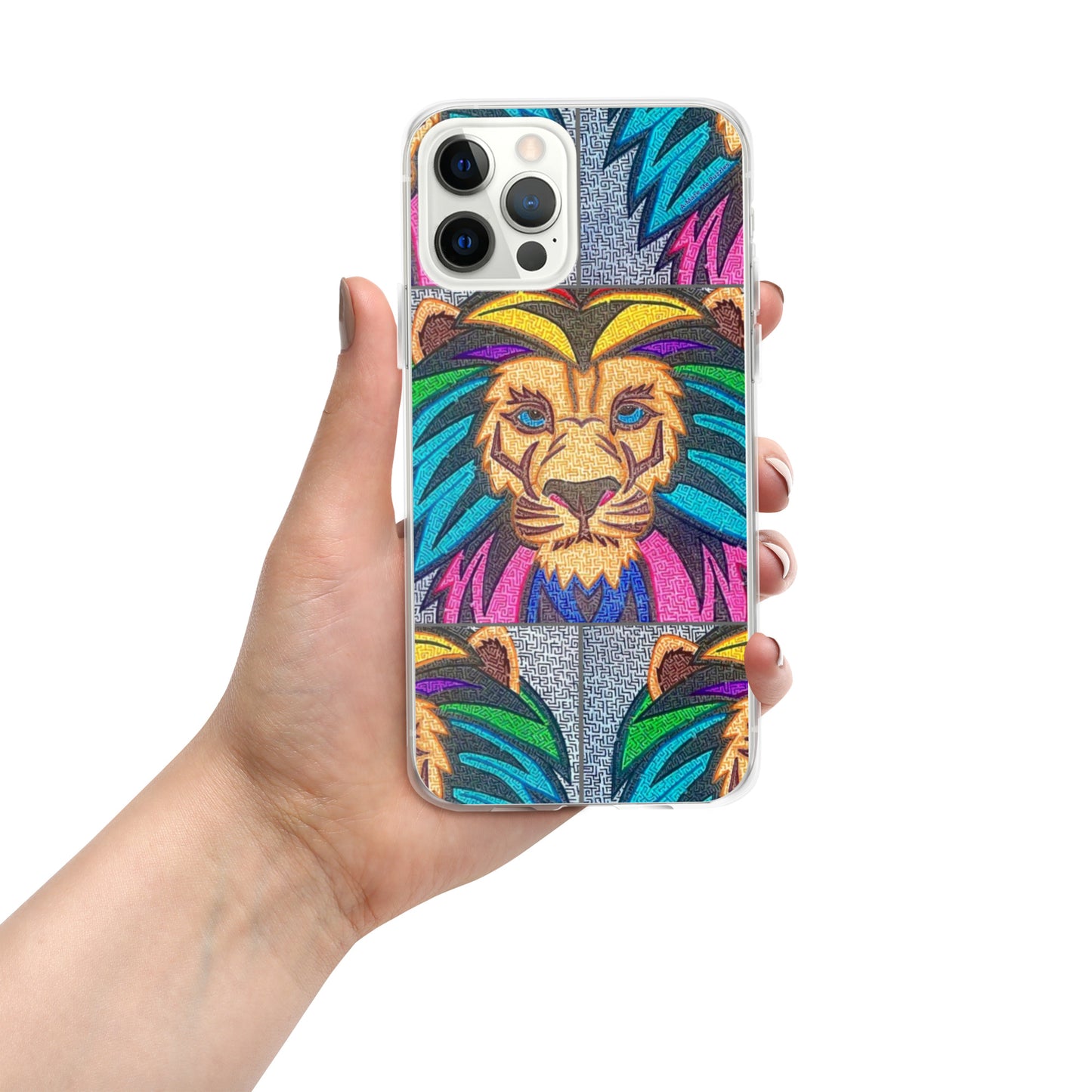 Lion Maze iPhone Case