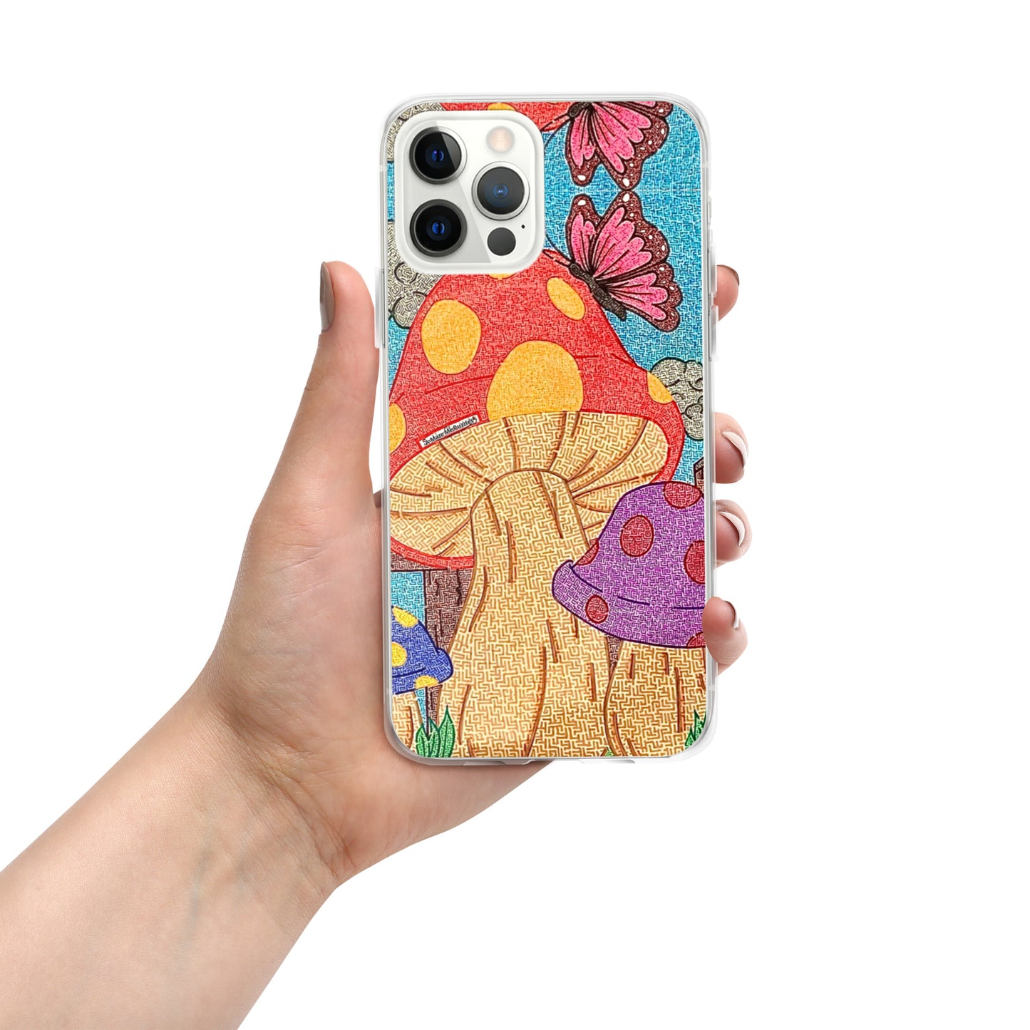 Mushrooms Maze iPhone Case