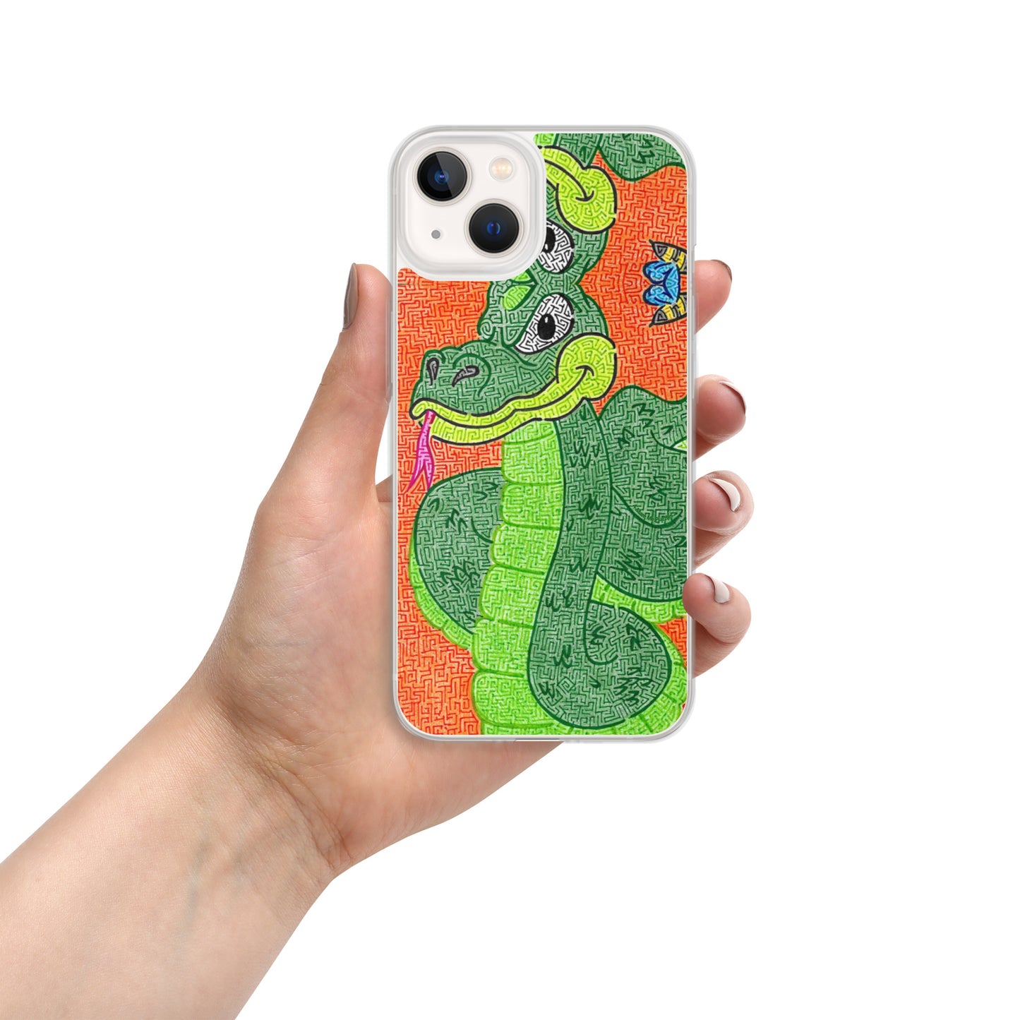 Snake Maze iPhone Case