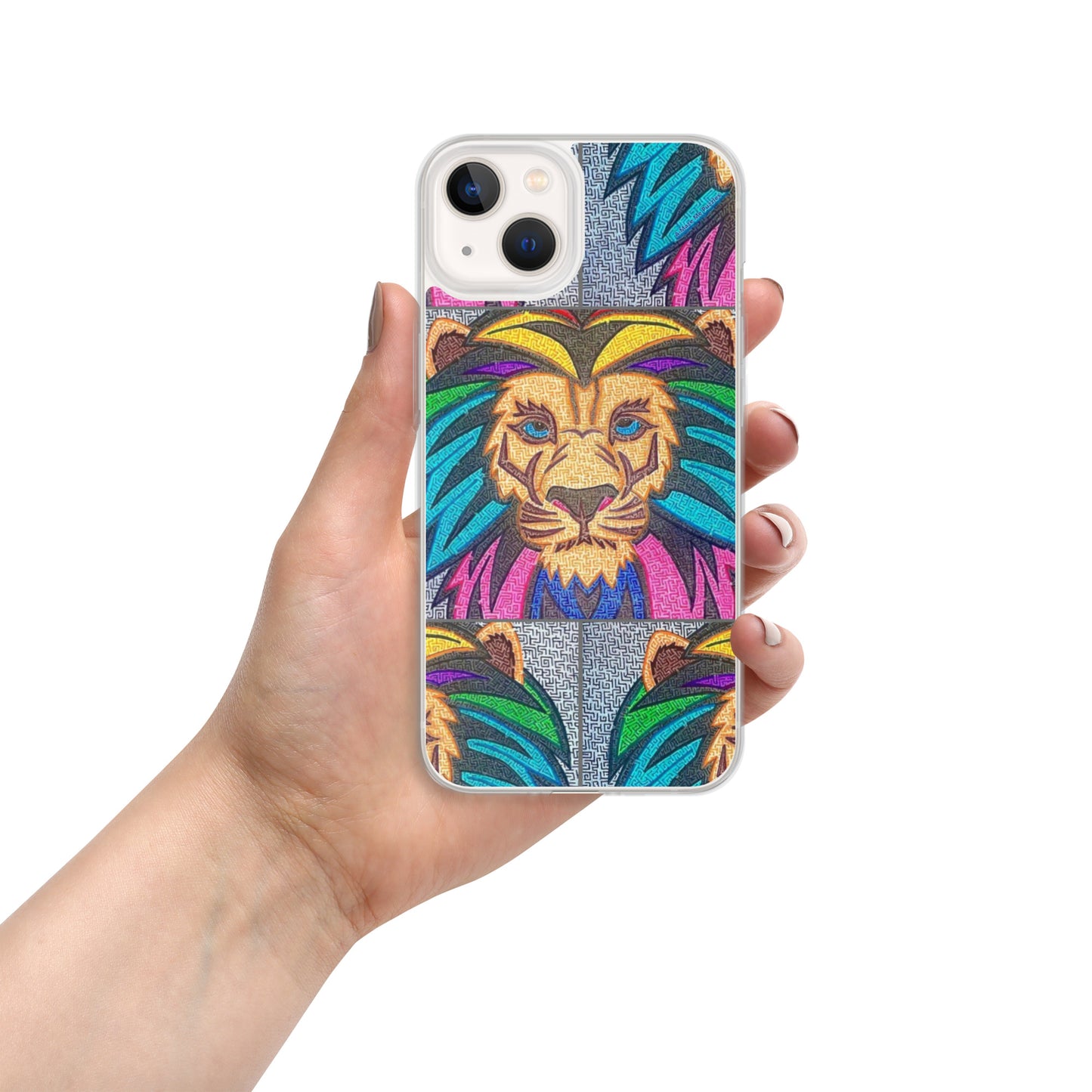 Lion Maze iPhone Case